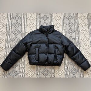 Zara Black Leather Jacket